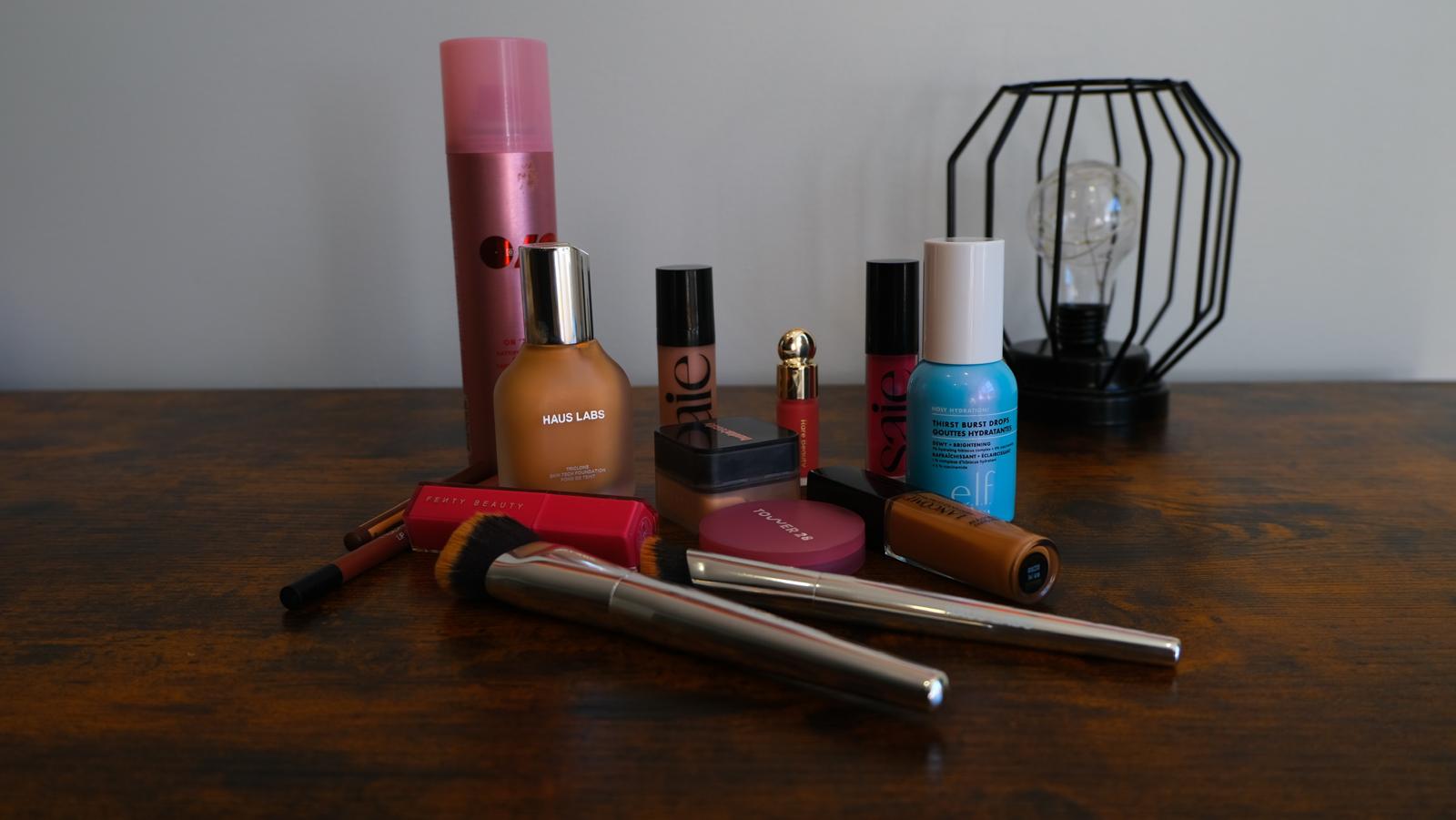 Makeup Product Flat Lay